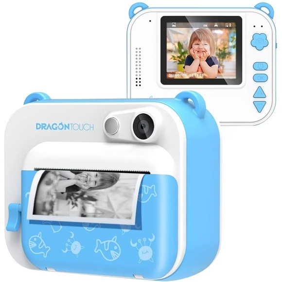 Dragon Touch Kids Camera Set of 2, Pink and Blue - Picture 3 of 10